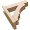 Ekena Millwork 5 1/2-in W x 18-in D x 18-in H Balboa Block Rough Cedar Woodgrain TimberThane Outlooker, Primed Tan OUTUR055X18X18BOA44RCPR - alternate 4